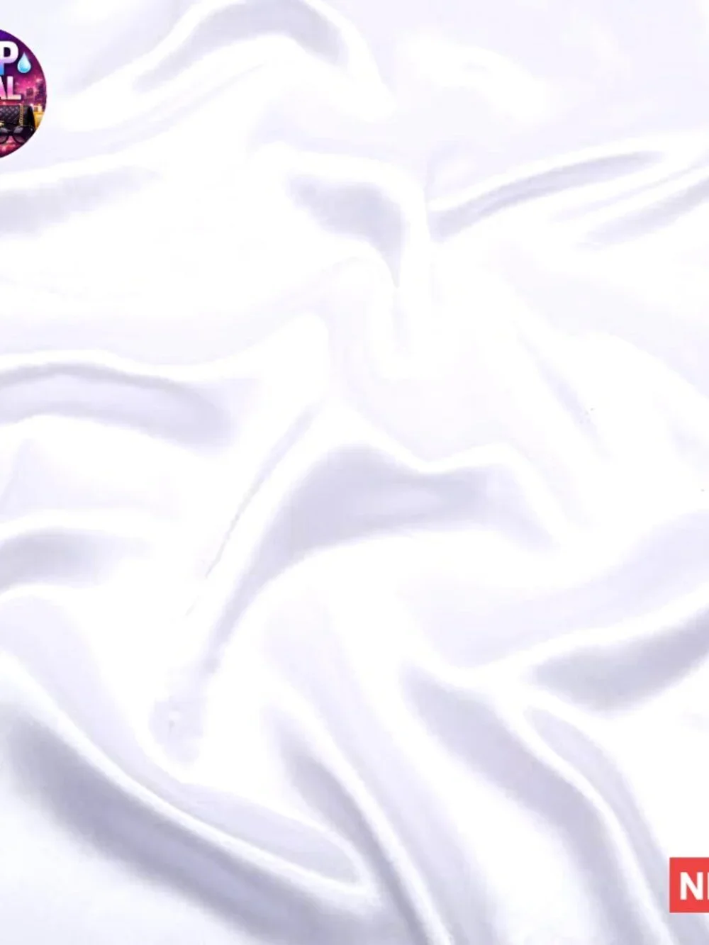 Large Square Satin Head Scarf - 35